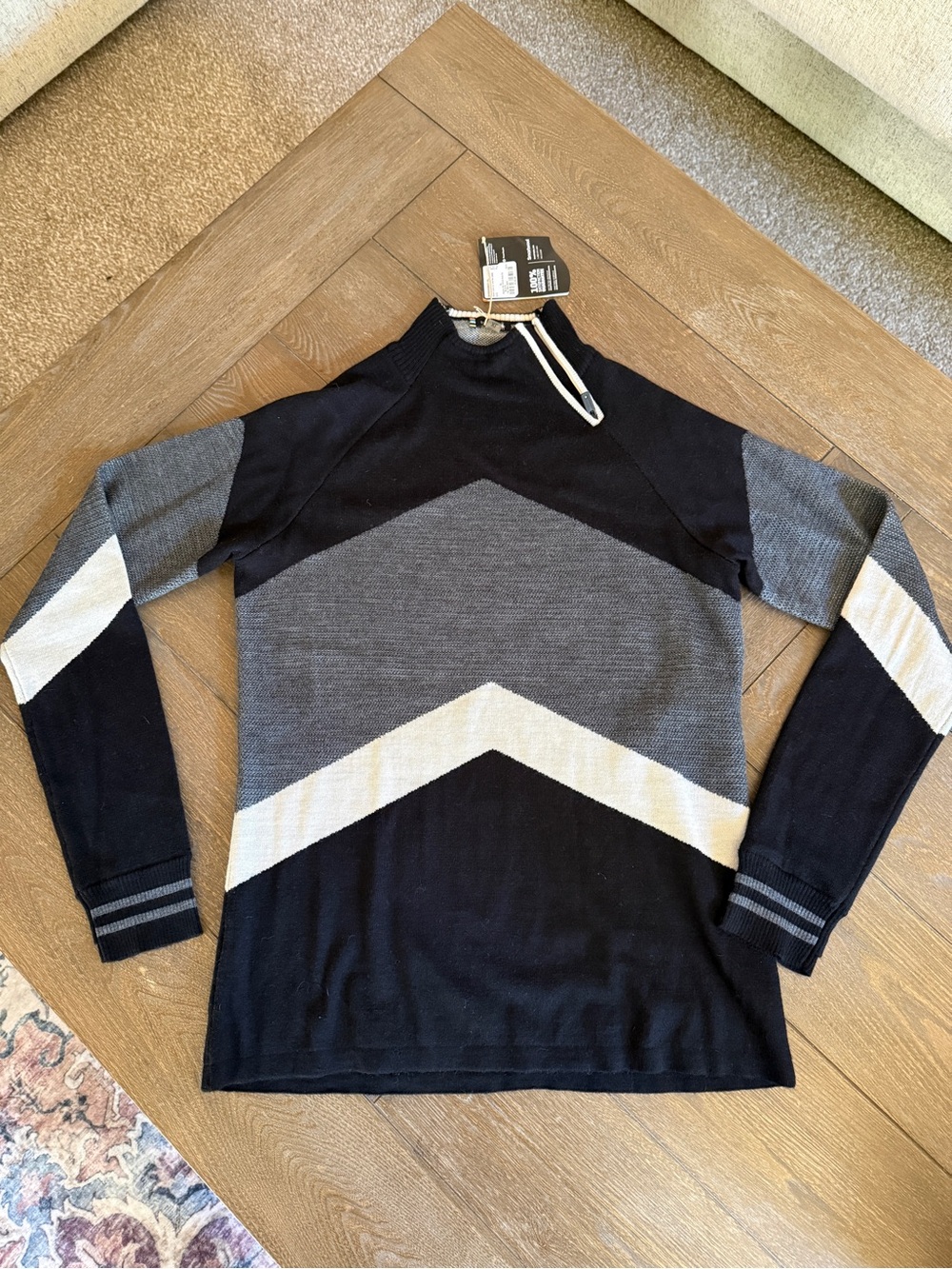 Smartwool Dacono Ski Funnel Neck Sweater Women’s XL Merino Wool NWT